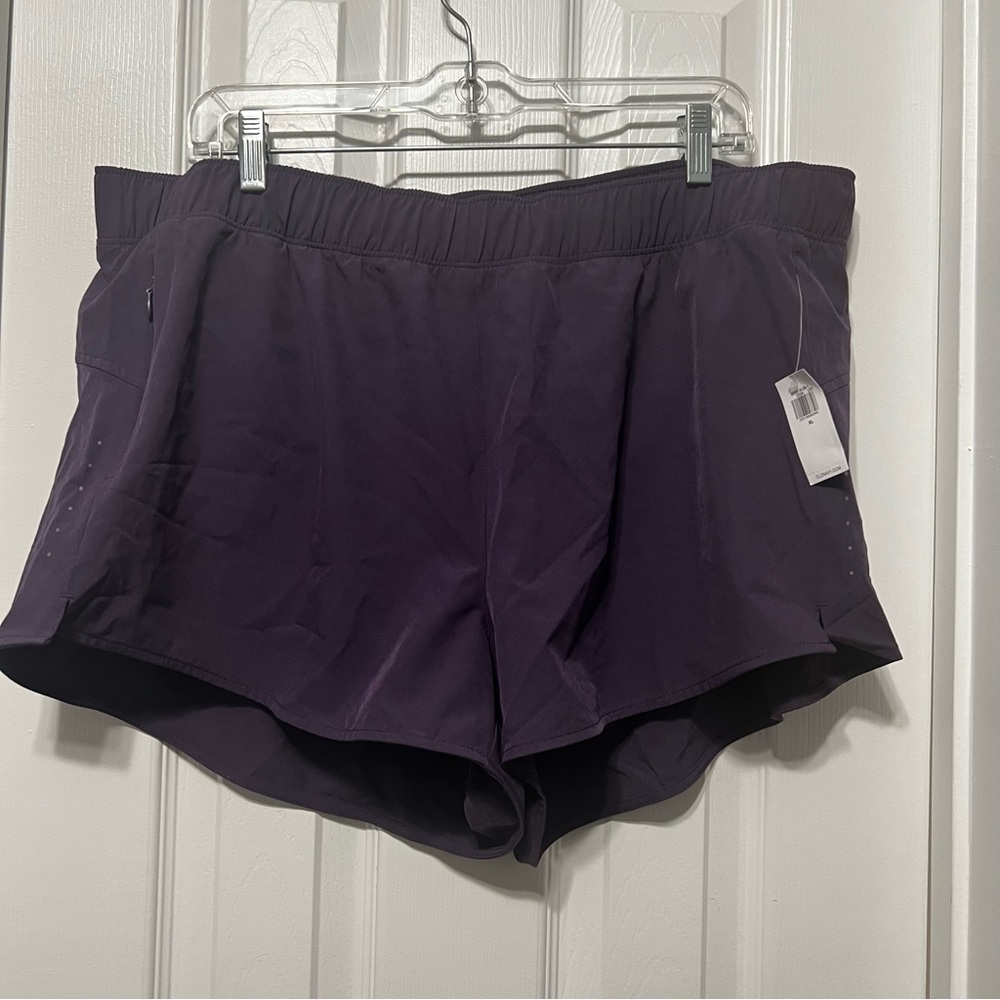 Old Navy Mid-Rise Women's Dark Purple Active Shorts